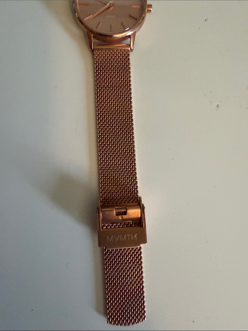 MVMT Rose Gold Mesh Strap Minimalist Watch 25mm - Picture 5 of 5